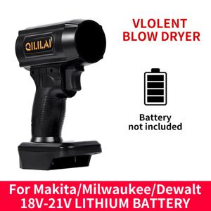 차량용 강력 송풍기 강력한 휴대용 터보 제트 팬 고속 50mm 브러시리스 모터 추력 1300g 차량 세척 에어건 건조기 도구