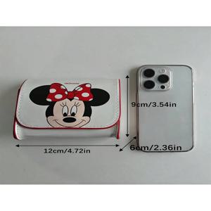 디즈니 스퀘어 백 애니메이션 숄더 백 카와이 메신저 토트 귀여운 만화 배낭 미키 도널드 덕 패션 가방