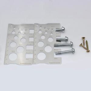 나사 피치 게이지 측정자 고정밀 스테인리스 스크류 측정 게이지 도구 비트 볼트 너트 나사 공예용