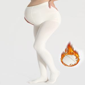 임산부용 단색 데일리 웨어 따뜻하고 편안한 타이츠 레깅스 한 팩