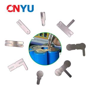 50pcs 18650 리튬 배터리 니켈 시트 스폿 용접 기계 용 다각형 배터리 니켈 시트 배터리 연결 시트