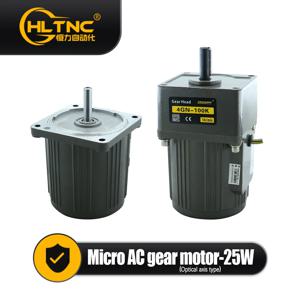 마이크로 AC 모터, 단상 비동기 모터, 기어 모터, 10mm 모터 샤프트, 포장용, 25W, 110V, 220V, 6RPM-1400RPM, 50Hz, 60Hz