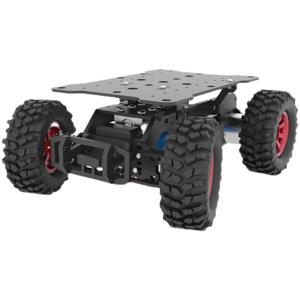 Arduino 로봇 자동차 DIY 키트 용 라즈베리 용 ROS 시스템 및 스포츠 카메라를 지원하는 모터 로봇 자동차가 장착 된 RC Ackerman 섀시