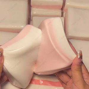 Squishy 양면 끈적 떡 핑크 천천히 상승 떡 Squishy 느린 리바운드 케이크 빵 스트레스 해소 손 휴식 선물