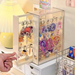 귀걸이 키 홀더 보관 랙 슬라이드 인 펜던트 주얼리 디스플레이 박스 팔찌 훅 엉킴 방지 링 스탠드 북유럽 스타일 플라스틱