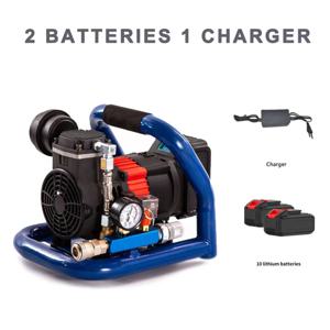 리튬 배터리 공기 압축기 소형 휴대용 펌프 실린더 프리 압축기 목공 에어 네일 건