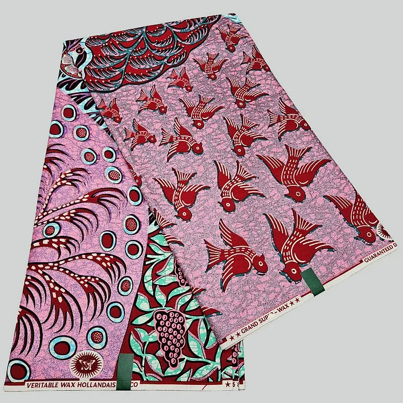 럭셔리 그랜드 슈퍼 홀란디스 왁스 원단, 반짝이는 골든 왁스 글리터, 파티, 웨딩, 기념일용 천