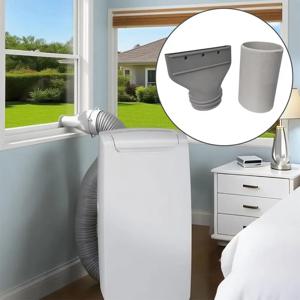 15CM 플랫 입 조인트 배기 덕트 휴대용 모바일 에어컨 창 덕트 파이프 호스 인터페이스 커넥터 플랫 노즐