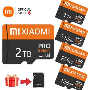 샤오미 고속 2TB SD 카드 1TB 메모리 카드 512GB 초고속 읽기 쓰기 마이크로 TF SD 카드 128GB 256GB 클래스 10 카메라/휴대폰용