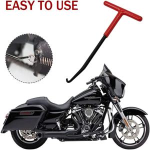 배기 파이프 스프링 후크, 배기 스프링 풀러 도구, 오토바이 배기 파이프 스프링 후크 편리한 제거 도구 전문 수리