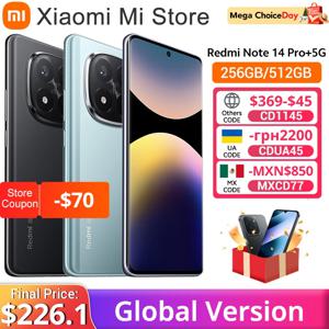 【브랜드+】 샤오미 레드미 노트 14 프로+ 5G 스마트폰 200MP AI 카메라 스냅드래곤 ®   7세대 3 120W 하이퍼차지 6.67 AMOLED 디스플레이