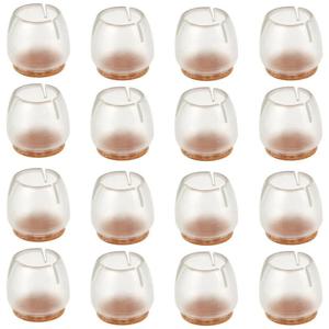 4 개/몫 실리콘 의자 다리 보호자 모자 피트 패드 가구 테이블 발 커버 둥근 바닥 미끄럼 바닥 보호기