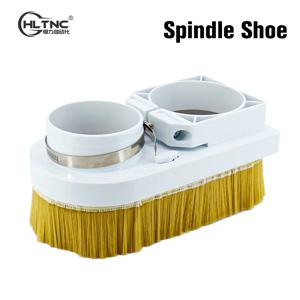 CNC 스핀들 슈 70mm 75mm 80mm 85mm 90mm 100mm CNC 목공 기계 용 브러시 클리너가있는 먼지 커버 후드