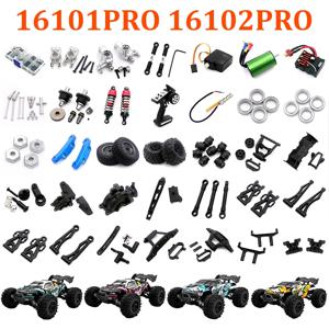 SCY 16101 PRO 16102 PRO RC 자동차 부품 터닝 샤프트 기어 베어링 풀로드 스티어링 컵 스윙 암 모터 타이어 나사