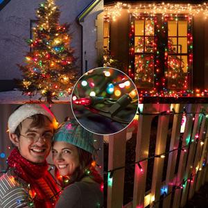 5M/10M LED 야외 방수 빛 문자열 여러 가지 빛깔의 크리스마스 미니 빛 문자열 안뜰 파티 크리스마스 장식