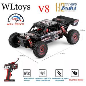 WLtoys RC 자동차 1:12 124016   4WD 75 KM/H 고속 브러시리스 모터 오프로드 2.4G 드리프트 클라이밍 1/12 RC 레이싱 카 어린이 장난감 선물