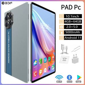 BDF 공식 정품 10.1 인치 안드로이드 태블릿, 옥타 코어, 4GB RAM, 64GB ROM, 듀얼 카메라, 듀얼 SIM 카드, 휴대폰 태블릿