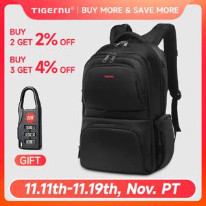 남성용 Tigernu 도난 방지 배낭 15 인치 노트북 배낭 가방 캐주얼 여행 배낭 Schoolbag 남성 배낭 Mochilas 배낭