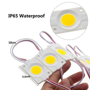 10 개/몫 렌즈 DC12V 광고 빛, 채널 문자에 대 한 Led 백라이트와 새로운 2.4 와트/개 주입 COB LED 모듈
