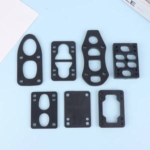 1Pc 블랙 PU 롱 보드 라이저 패드 스케이트 보드 충격 패드 트럭 장착 하드웨어 성인 어린이 야외 스포츠 도구