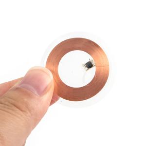 5Pcs OD 38MM 미니 125KHz ID T5577 쓰기 가능 재기록 가능 구리 코일 코인 카드 Keyfob RFID 초박형 휴대 전화 액세스 카드