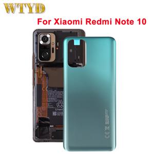 Xiaomi Redmi Note 10 M2101K7AI M2101K7AG 교체 부품 수리 부품 용 배터리 뒷면 커버