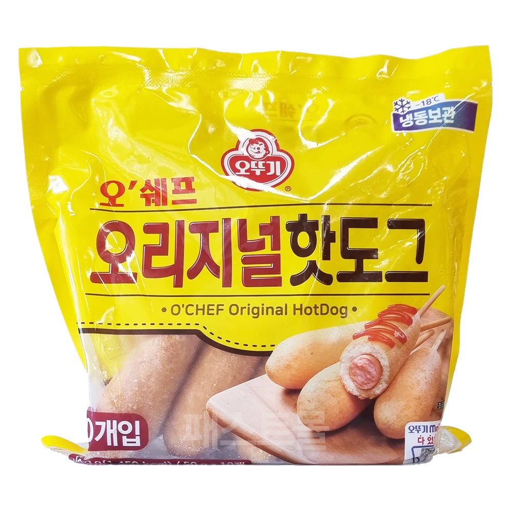 오뚜기 오쉐프 오리지널 핫도그(50g X 10개입) 500g