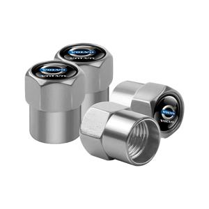 자동차 배지 휠 타이어 밸브 스템 캡 커버, 볼보 XC90 XC60 C30 S60 C70 XC40 V40 XC70 V70 V60 S80 S90 용 자동차 액세서리, 4 개