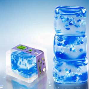 1pc Squishy Ice Cube 스트레스 공 어린이와 성인을위한 스트레스 공 불안 완화, 재미 있은 스트레스 진정 장난감