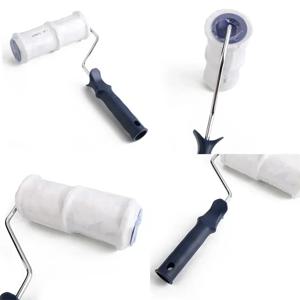 모조 벽돌 패턴 DIY 아트 페인트 질감 롤링 꽃 롤 페인트 롤러 도구 벽 장식을위한 벽돌 엠보싱 롤러