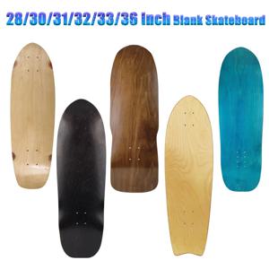 부드러운 단풍나무 DIY 스케이트보드 롱보드, 야외 스포츠용 블랭크 랜드 서핑보드, 데크 쇼트 보드, 28 인치, 30 인치, 31 인치, 33/36 인치