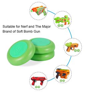10 Pcs 디스크 총알 Nerf Vortex Blaster Praxis Nitron Vigilon Proton 블루 레드 그린 화이트 다트 어린이를위한 리필 탄약