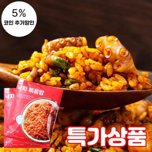 (식판사) 엄지식품 낙지 볶음밥 300g x 10개 매콤하고 감칠맛 나는 해산물 볶음밥입니다.