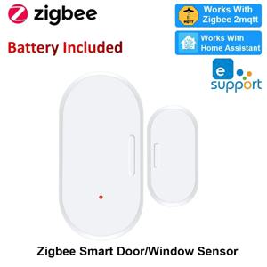 Ewelink ZigBee 도어 윈도우 센서 접촉 센서 보안 도난 경보기 자기 도어 센서 지원 홈 어시스턴트 Zigbee2mqtt