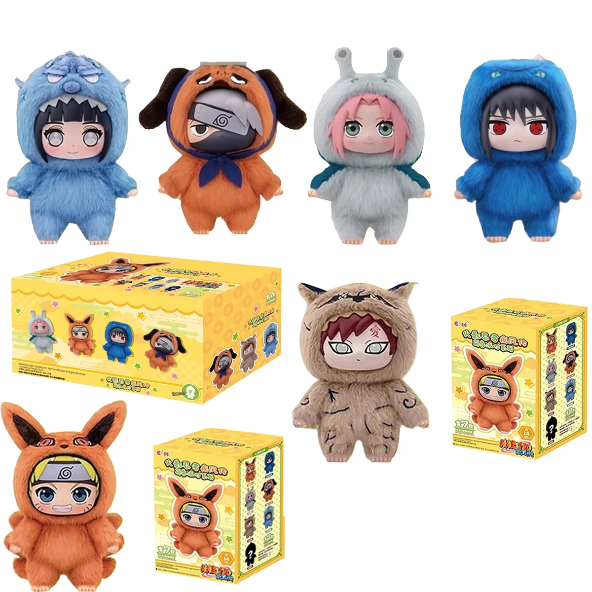 2025 오리지널 나루토 에아키 블라인드 박스, 나루토 질풍전 파티 인형, 장난감 블라인드 박스, 아름다운 펜던트 장난감, 어린이 생일 선물