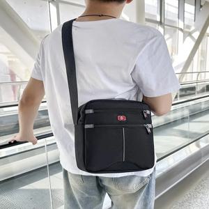 남성용 비즈니스 여행 출퇴근용 군용 나이프 숄더백 방수 나일론 크로스백 소형 숄더백