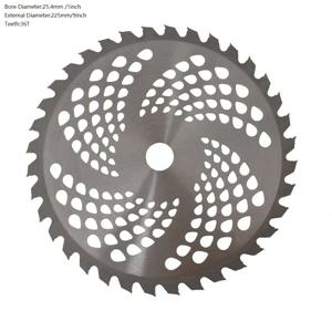 9 인치 36 치아 잔디 트리머 헤드 톱 블레이드 나무 브러시 커터 정원 잔디 깎는 기계 전원 잡초 먹는 사람 전동 공구에 대한 절단 디스크