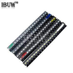 100PCS = 5 색 x 20pcs 5050 5703 1210 1206 0805 0603 LED 다이오드 구색 SMD LED 다이오드 키트 녹색/빨간색/흰색/파란색/노란색