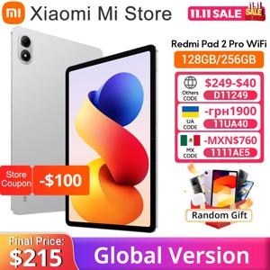 글로벌 버전 샤오미 레드미 패드 2 프로 12000mAh 33W 고속 충전 12.1인치 2.5K 크리스탈 클리어 디스플레이 스냅드래곤 7s 4세대