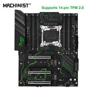 MACHINIST X99 MR9S ATX 메인보드 LGA 2011-3 TPM 2.0 지원 Intel Xeon E5 V3/V4 CPU DDR4 RAM 메모리 NVME M.2 USB3.0 지원