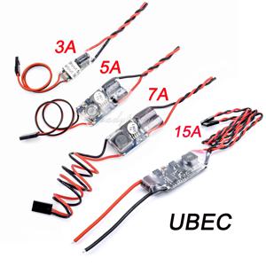 FPV RC UBEC BEC 5V 3A 5A 7A 15A 5V/3A/5A/7A/15A 최저 RF 잡음 BEC 완전 차폐 방해 전파 방지 스위칭 레귤레이터