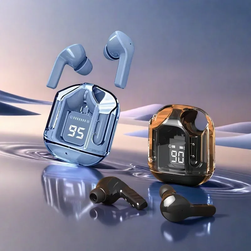 기존 HK3 TWS 투명 무선 블루투스 헤드셋 사운드 무선 이어폰 품질 블루투스 5.3 헤드폰