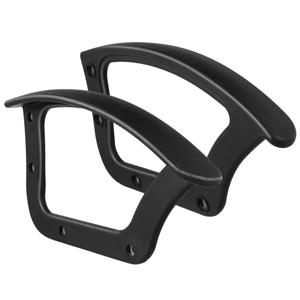 2pcs 교체 사무실 의자 팔 주변 반지 사무실 의자 팔 서클 랙 플라스틱 사무실 게임 팔 나머지 액세서리 새로운