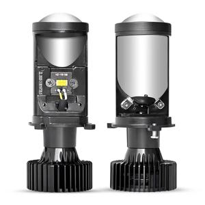 Y6D 렌즈 LED 헤드라이트, 범용 12V 오토바이 자동차 조명, Y7 타입 범용 전구, 통합 헤드라이트, H4