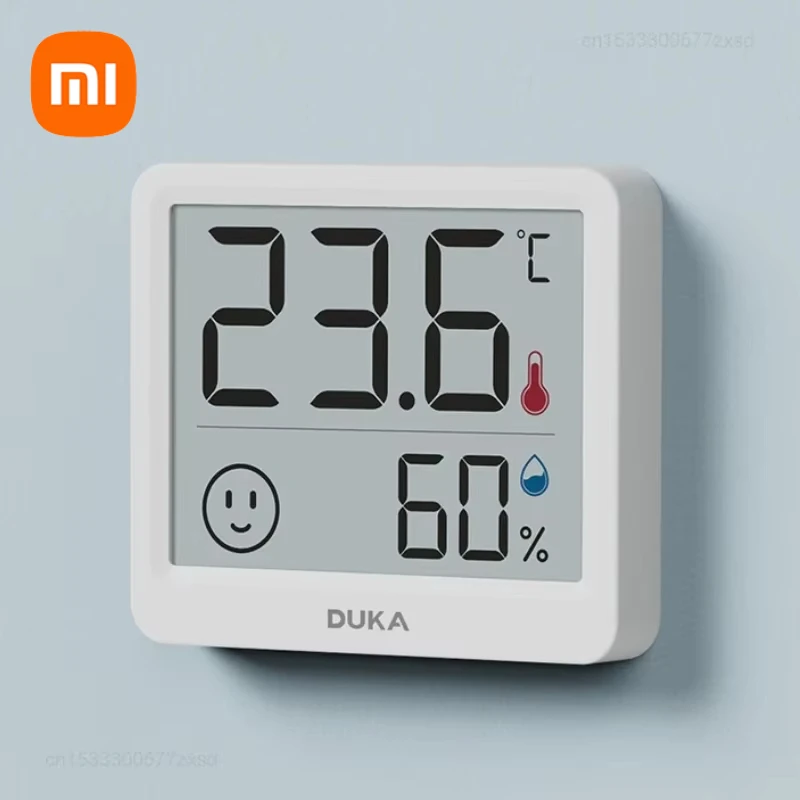 Xiaomi DUKA Atuman 2.5 인치 LCD 전자 디지털 온도 습도 측정기 실내 미니 온도계 습도계 날씨 센서