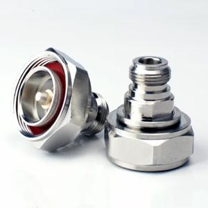 1Pc 7/16 L29 DIN 수-N 암 잭 커넥터 직선 RF 어댑터 변환기