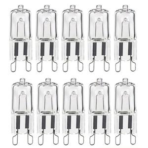 G9 할로겐 전구 교체 LED 전구, 에너지 절약 고온 저항 필라멘트 램프, 25W, 40W, 60W, 220V, 10 개