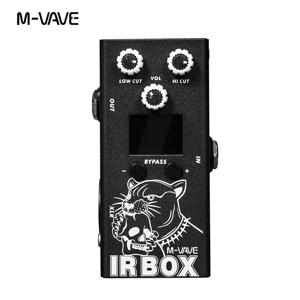 M VAVE IR BOX 기타 효과 페달 캐비닛 시뮬레이터 + IR 로더다양한 클래식 스피커 박스 사운드 지원 앱을 고도로 복원
