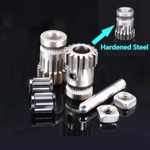 Drivegear 키트 듀얼 드라이브 기어 압출기 키트 압출기 Prusa i3 3d 프린터 기어 Bowden 3d 프린터 키트 용 Btech 업그레이드 복제