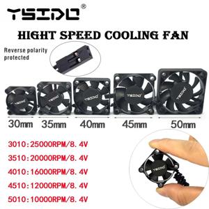 YSIDO 16000RPM Hight Speed ​​4010 3510 3010 Hobbywing Traxxas ARRMA 4268 4274 1/10 1/8 1/7 RC 자동차 용 냉각 팬 방열